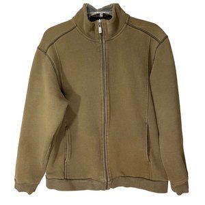 ARROW Men's Cotton Blend Full Front Zip Sweater M